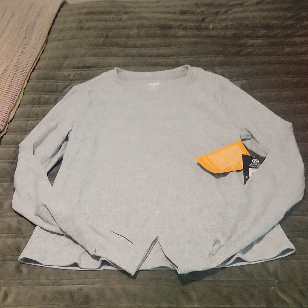 AVIA Long Sleeve Rib Seemed Tee - Picture 6 of 8